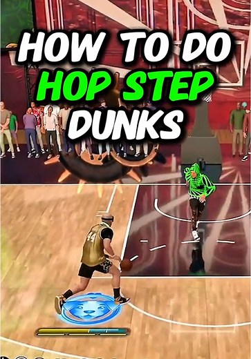 Mastering Hop Step Dunks in NBA 2K25