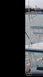 The Bertram 39CC equipped with a tower and triple 400 V10's running in Tampa Bay. Visit the link to learn more about the Bertram 39CC https://bit.ly/4kbceTh #Bertram #Bertram39CC | Bertram Yachts