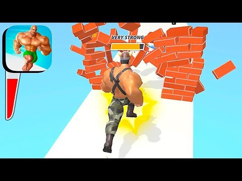 Muscle Rush Gameplay | Become the Strongest Runner! 💪🔥