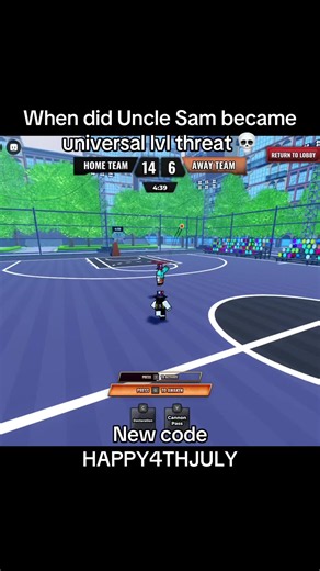 Universal lvl threat peak update #robloxfyp #basketballzero #basketballrivals #viral_video #fyp