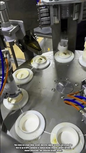 Best Innovation Food Filling Machine: How to Dose Ice Cream with Toppings