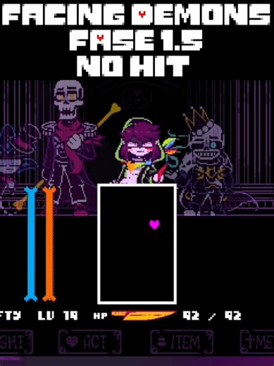 Undertale Chara Battle Phase 1.5 No Hit Guide