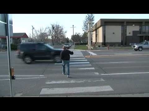 Some drivers found out the hard way why it's important to stop for pedestrians.