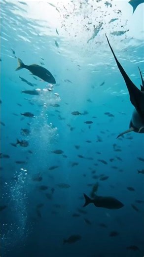 How do big fish live at the bottom of the sea? #wildlife #nature #fish
