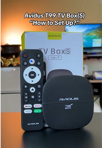 Avidus T99 TV Box Setup Guide