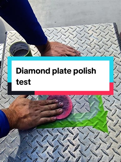 Replying to @somebodyslastcall Diamond plate is one of the most annoying surfaces to polish… This is my old toolbox in the back of my truck. No prep. No machine. 3–4 minutes by hand with Renegade ProPads. If you want it faster, throw it on a polisher. If you want quick results, this works exactly like this. #diamondplate #metalrestoration #toolboxpolish #aluminumcleaning #tiktokshop