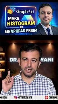 Draw Histogram in GraphPad Prism in 60 Seconds 📊 | Prism Tutorial #Shorts
