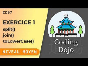Coding Dojo JavaScript (Episode 7) — split, join, toLowerCase