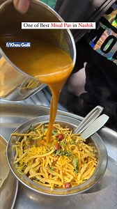 One of best Misal Pav in Nashik . Address in the end of Reel . #misalpav #nashik #nashikstreetfood #nashikfoodie #nashikfoodblogger #nashikkar | Khau Galli