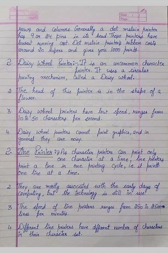 What is Printer? Types of Printers. Impact and Non - Impact Printers.