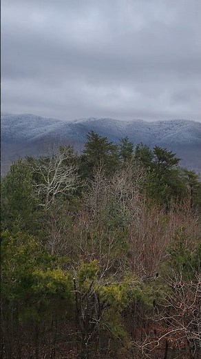 A Winter Breath Over the Blue Ridge Mountains