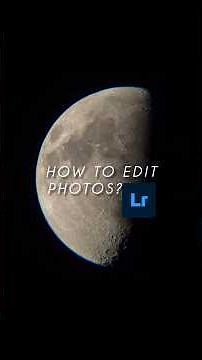 LightRoom Editing Tutorial for astrophotography #tutorial #lightroom #Editing #astrophotograhy