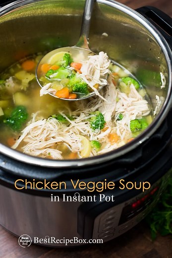 Instant Pot Chicken Soup Recipe in Pressure Cooker | Best Recipe Box