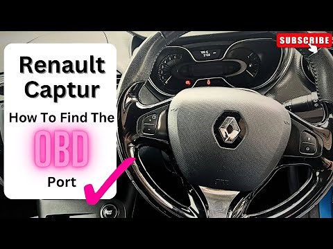 Renault Captur How To Find The OBD Port