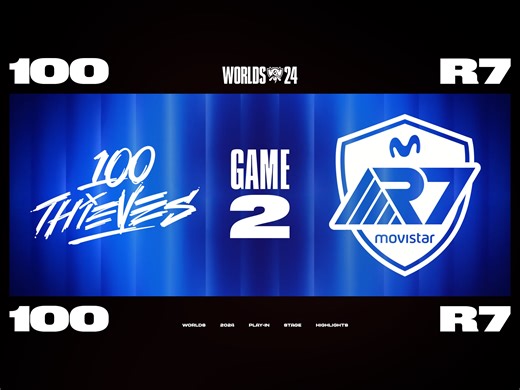[S14]【100 vs R7】第二局速看丨2024全球总决赛入围赛丨20240926