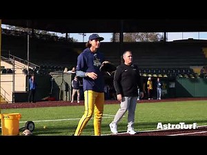 KJ Jackson and the Savannah Bananas on AstroTurf
