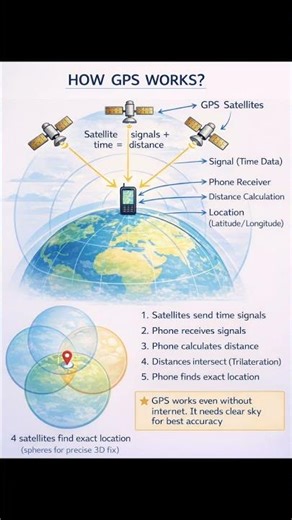How GPS Works: From Satellites to Your Smartphone 🛰️📍