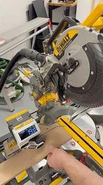 What is the M1 Caliber and how does it work to measure materials on a miter saw?