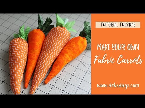 How to Make Homemade Fabric Carrots: Quick & Easy DIY Project