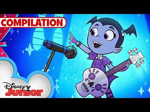 Ghoul Girls Rock Music Videos 🧛🏻‍♀️🎶 | Vampirina | 30 Minute Compilation |‪@disneyjr‬​