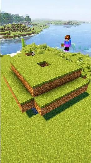 Minecraft Hidden Bunker🤫 #shorts