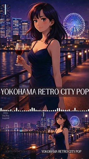 【80s Japanese City Pop】横浜ベイサイドの夜ドライブ｜昭和レトロ女性ボーカルMix