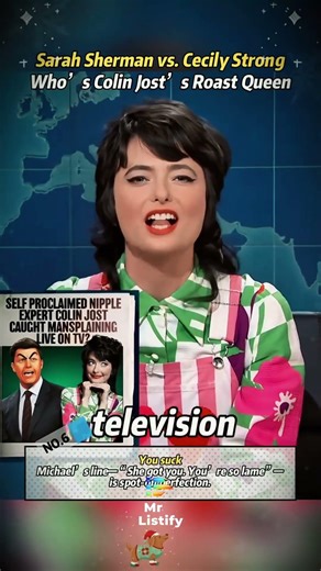 Sarah Sherman vs Cecily Strong Part 1!! #ranking #colinjost