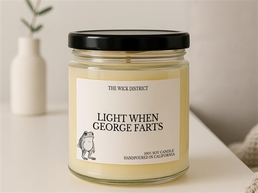 Light When Farts Candle, Custom Candle Gift, Funny Gift for Mom or Dad, Funny Frog Lover Gift, Valentine's Day - Etsy