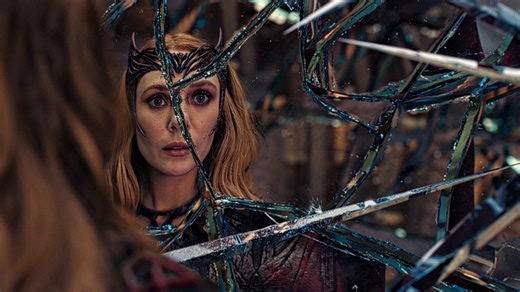 🙂‍↕️That’s precisely what happened. The mirror dimension is inescapable without a sling ring, stated in Doctor Strange. Wanda figured this out in 5 seconds, noticed her distorted reflections in the cracked glass around her as the mirror dimension reacted to her chaos magic (when she was throwing the bolt and the mirror dimension trap was going in defense mode), altered the probability of her escaping and utilized reality warping to use the reflections as water puddles. I genuinely enjoy dissect