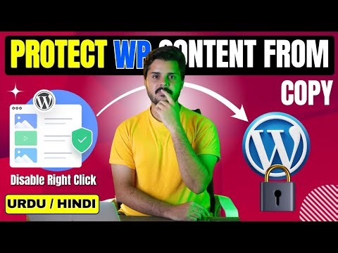 WordPress Content Copy Protection | Disable Right Click & Text Copy