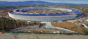 Así se ve el monolítico Apple Campus 2 a vista de dron