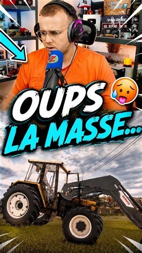 OOPS I FORGOT THE WEIGHT on THE RENAULT in FARMING SIMULATOR 25 !😶‍🌫️#farmingsimulator25 #fs25