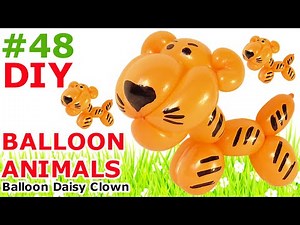 How to make balloon animals TIGER #48