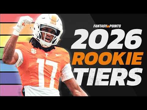 Our FIRST 2026 Dynasty Rookie Rankings + Tiers With Brett Whitefield