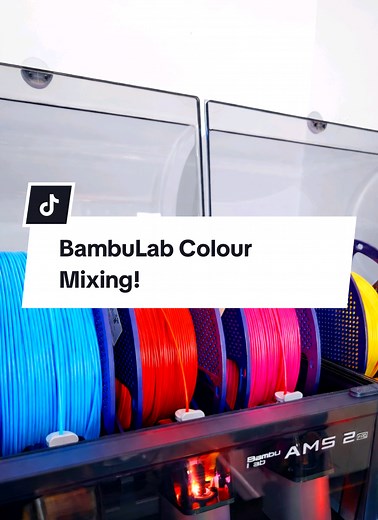 Bambu Lab Colour Mixer Studio 3D Printing Test