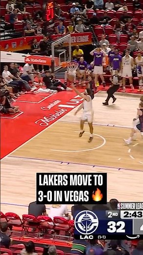 The Summer Lakers are HOOPING #nba