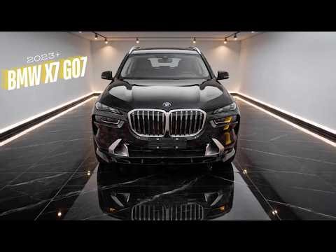 Gloss Black Front Bumper Lip Splitter for BMW X7 LCI (G07) (2023–2025)