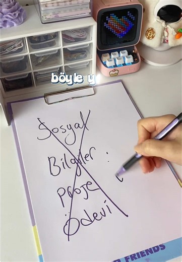 Sosyal Bilgiler Proje Kapağı Tasarımı