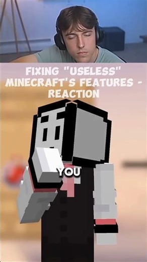 Fixing "USELESS" Minecraft's Features - Reaction#usa