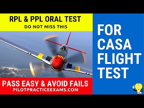 CASA RPL & PPL Oral Pilot Exams Knowledge Guides For Flight Test