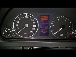Hoe voer je een service reset uit op een Mercedes A-Klasse W169?