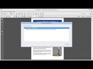 Adobe Acrobat XI Tutorial | PDF Optimization