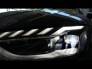 2022 Audi MATRIX and Audi LED headlights comparison |A4 A6 A7 Q3 Q5| by Suppergimm Vizualic