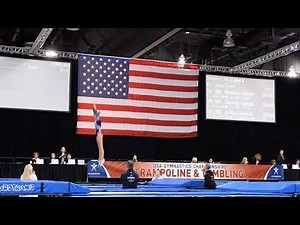 2017 National Trampoline Champion Rachel Pizzolato Compulsory Routine