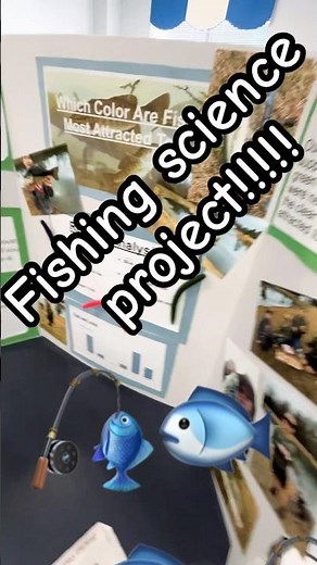Fishing science project rate it 1-10🔥🔥🐟🎣