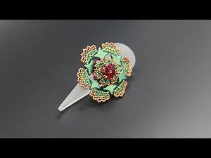 Rosebud Ring Part 1 - Star Beads by Perles & Co. - Free Tutorial by Sidonia