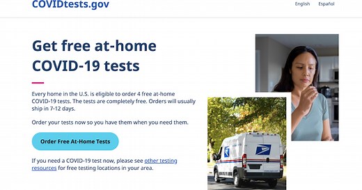 Free at-home COVID test kits through federal government go live one day early; how to order