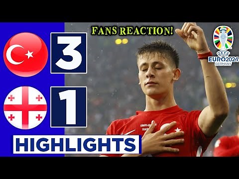 Turkey vs Georgia (3-1) HIGHLIGHTS Arda guler goal | Euro 2024