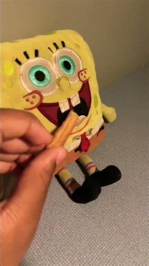 SpongeBob eats a frie