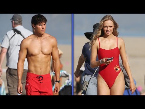 Baywatch Reboot Stars Show Off Buff Beach Bods at Lifeguard Training